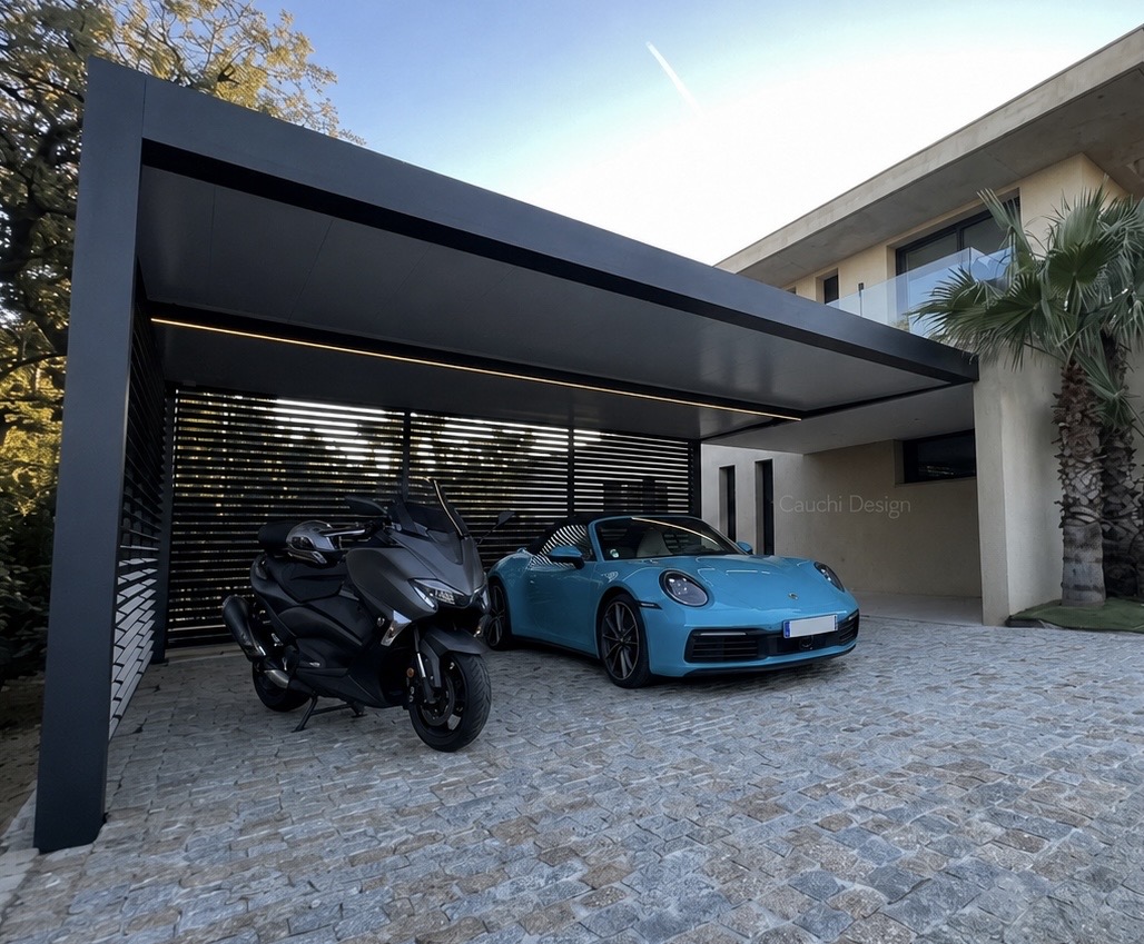 Carport contemporain